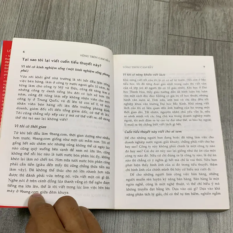 Vòng tròn cạm bẫy - vương cường. 6a3 733419