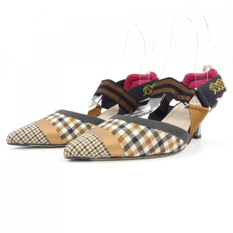 【Mã giảm giá】Giày cao gót FENDI 661504