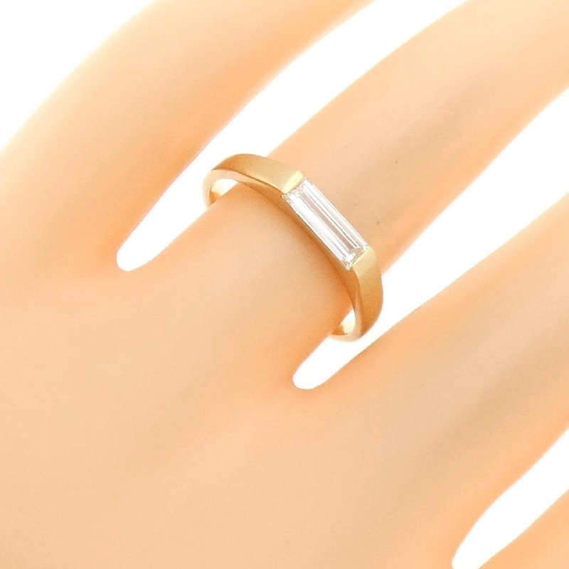 【Sản phẩm mới】Nhẫn kim cương K18YG 0.41CT 670034