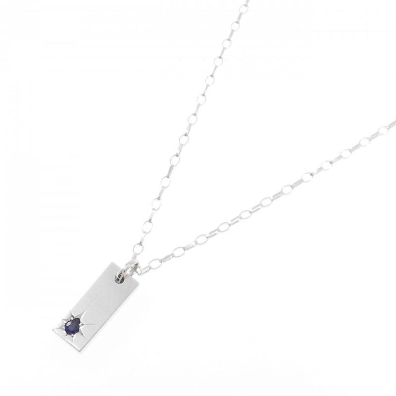 K10WG Sapphire Necklace 0.29CT - Hàng hiệu Chính hãng 848221