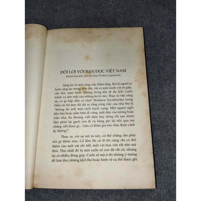 WISLAWA SZYMBORSKA THƠ CHỌN LỌC (GIẢI NOBEL VĂN HỌC NĂM 1996) 729328