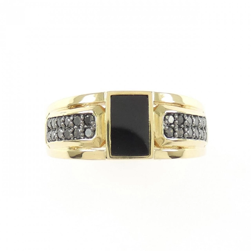 【Sản phẩm mới】Nhẫn Onyx K18YG/K18BG 666127