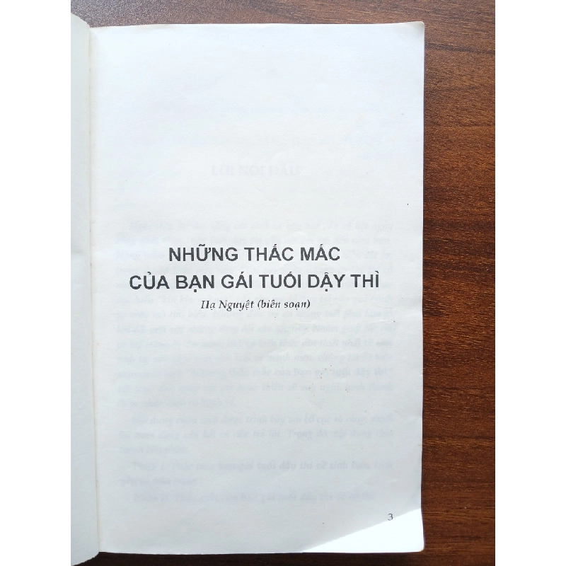 Những thắc mắc của bạn gái tuổi dậy thì - Hạ Nguyệt 537795