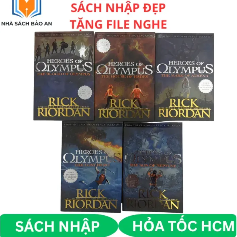 Sách nhập đẹp - Heroes of Olympus 5 Cuốn tặng file nghe 1032745