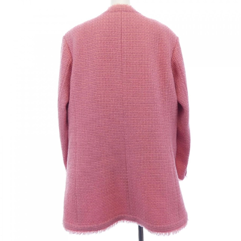 Áo khoác không cổ CHANEL P64572V41285 20A 630167