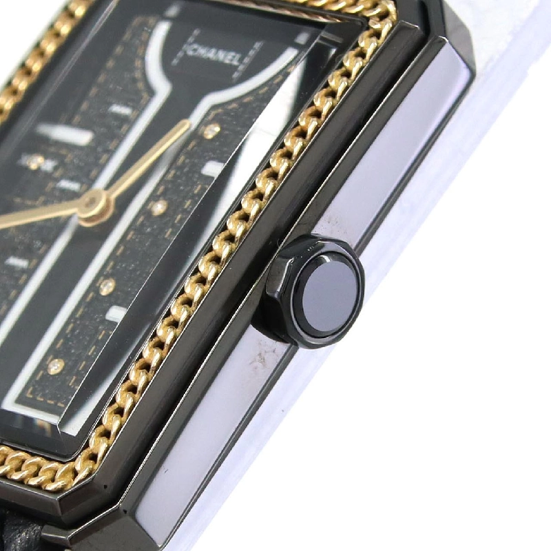 Chanel Boyfriend Couture Combi H9834 SSxYG Quartz - Hàng hiệu Authentic 881990