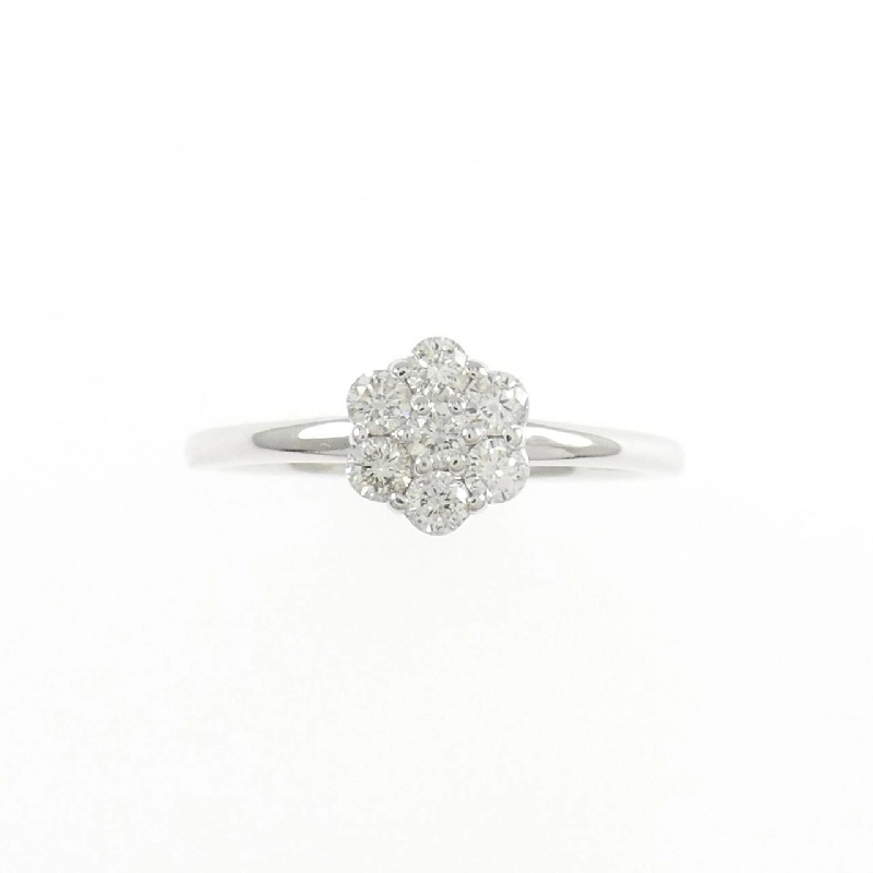 Nhẫn kim cương hoa K18WG 0.24CT - Hàng hiệu Authentic 852734