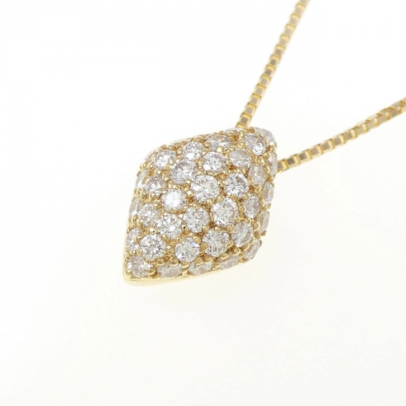 Dây chuyền kim cương Pavé 750YG/K18YG 1.01CT - Hàng hiệu Chính hãng 862037