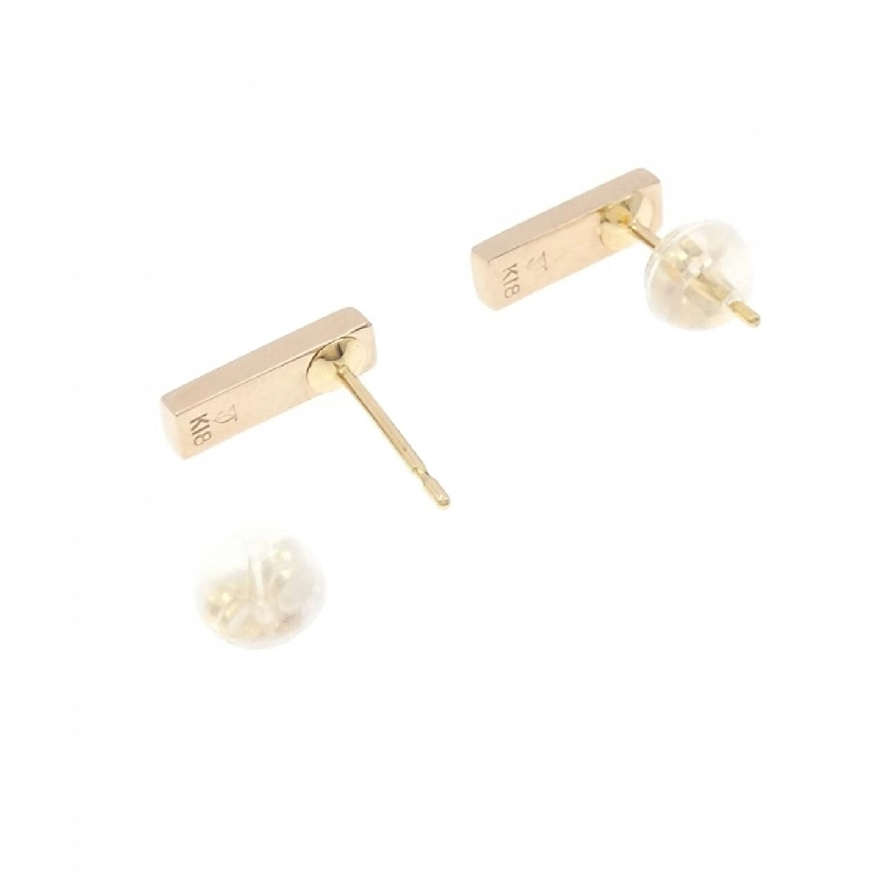 K18PG/K18YG Bông tai kim cương - Hàng hiệu Authentic 872418