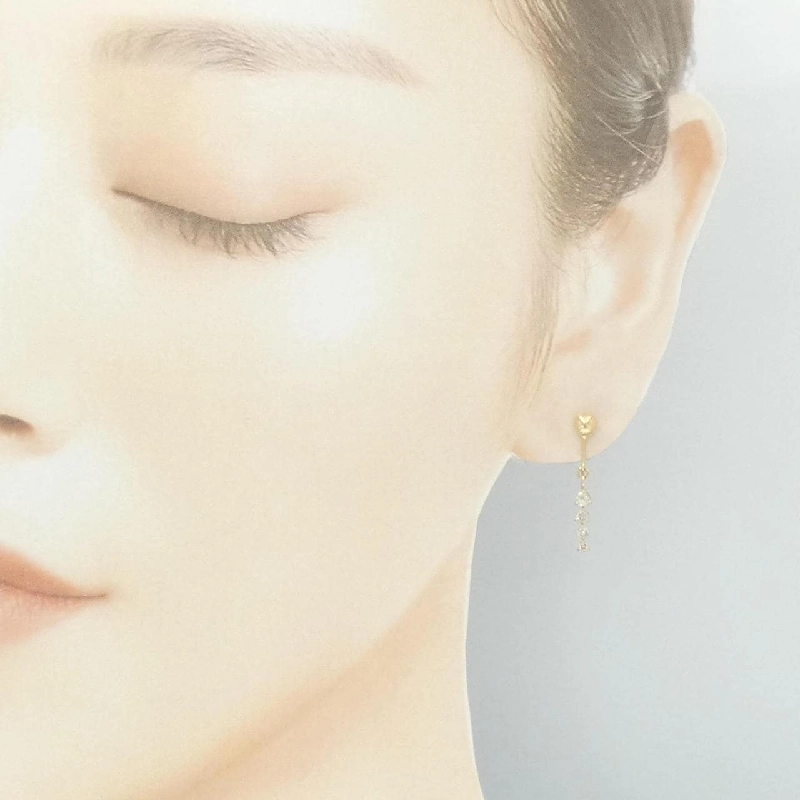 K18YG Bông tai kim cương 0.30CT - Hàng hiệu Chính hãng 874036