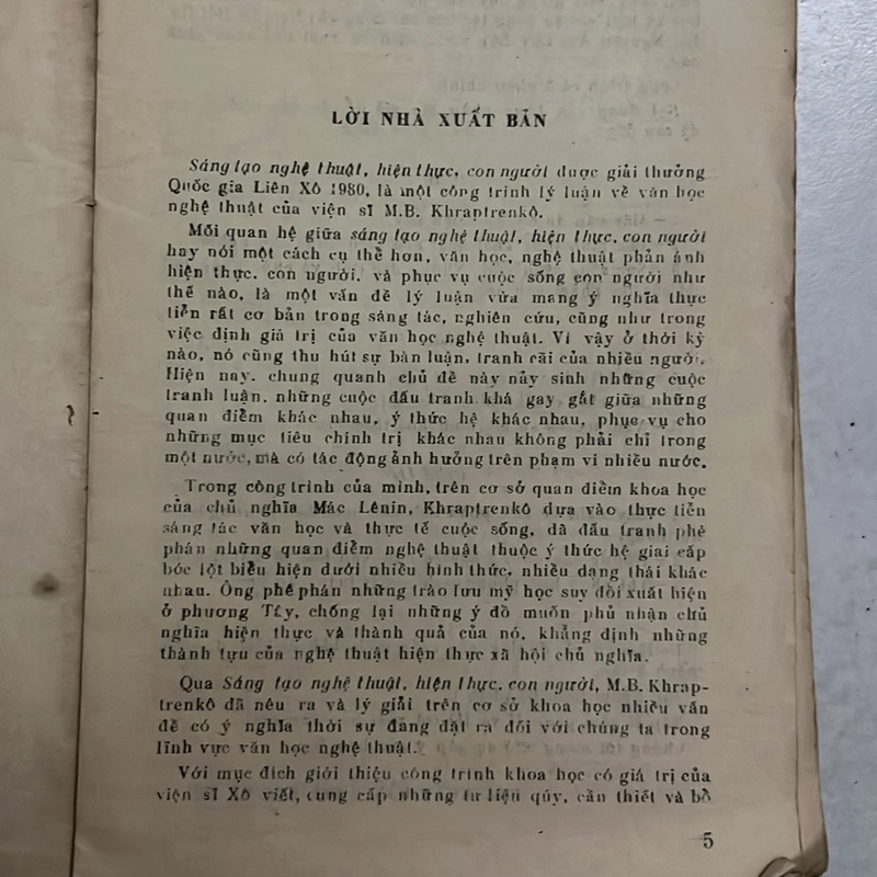 Sáng tạo nghệ thuật, hiện thực, con người - 1978s (Mất bìa) 507598