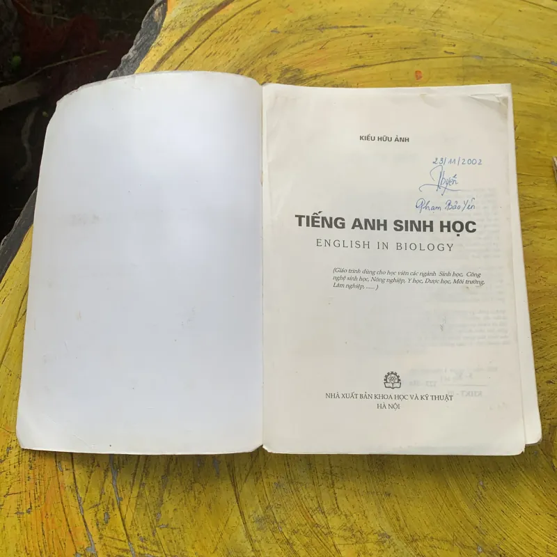TIẾNG ANH SINH HỌC ENGLISH IN BIOLOGY - KIỀU HỮU ẢNH 792921