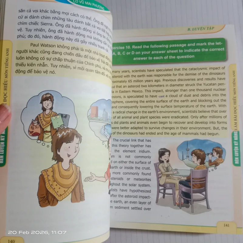 Sách Rèn luyện kỹ năng làm bài đọc hiểu – Vũ Thị Mai Phương – Có video quay sách 925353