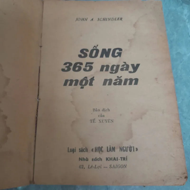 SỐNG 365 NGÀY MỘT NĂM - TẾ XUYÊN 755736