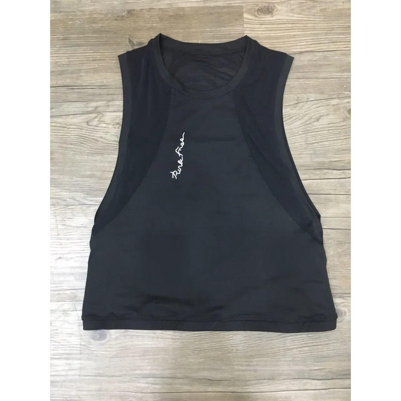 Áo tank yếm nữ tập Yoga, Zumba, Gym (Size L) - Màu đen 333980