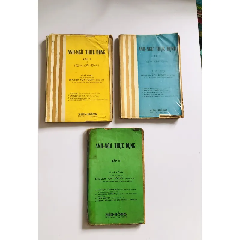 BỘ 3 TẬP ANH-NGỮ THỰC-DỤNG – BẢN IN XƯA l (1964–1968) 751219