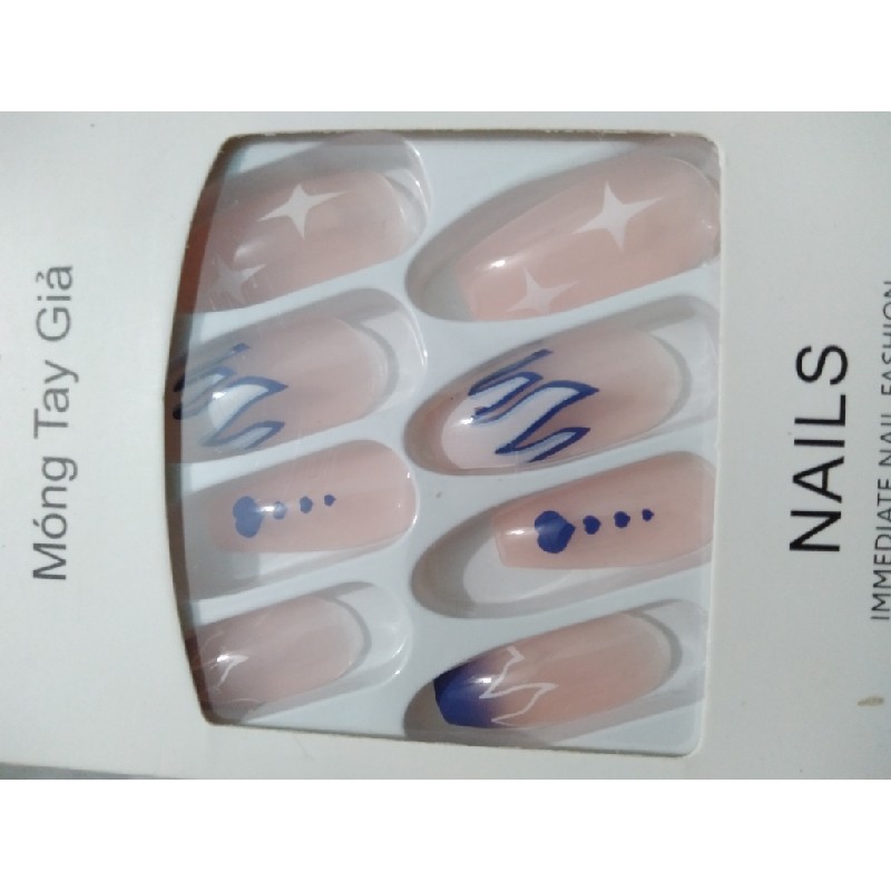 Nail giả hàng new có kèm keo dán  24356