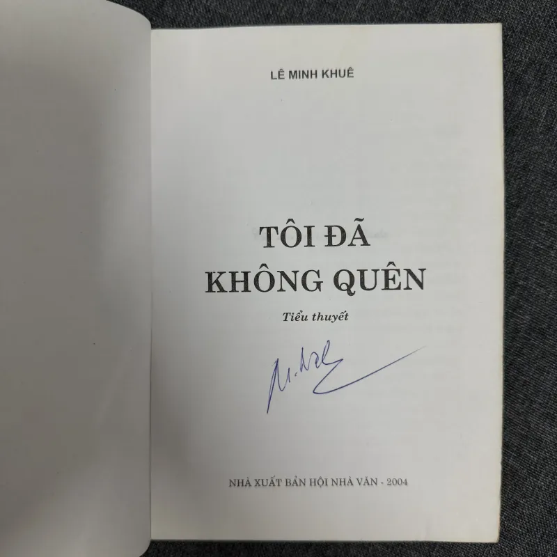 Tôi đã không quên - Lê Minh Khuê 1012847