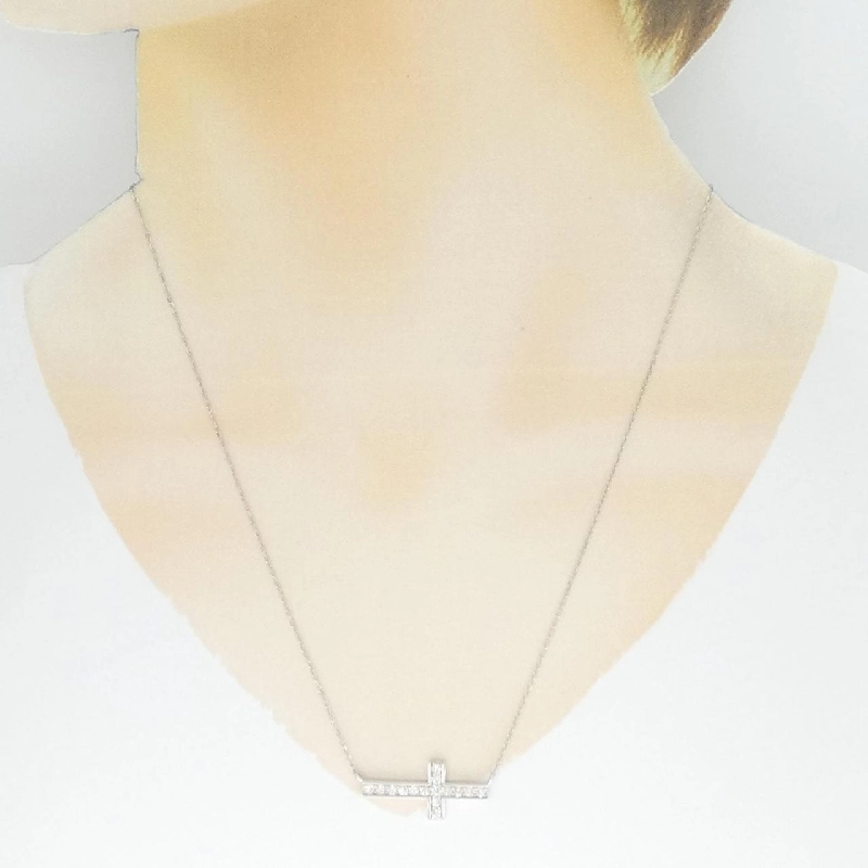 Dây chuyền kim cương K18WG 0.50CT - Hàng hiệu chính hãng 865036