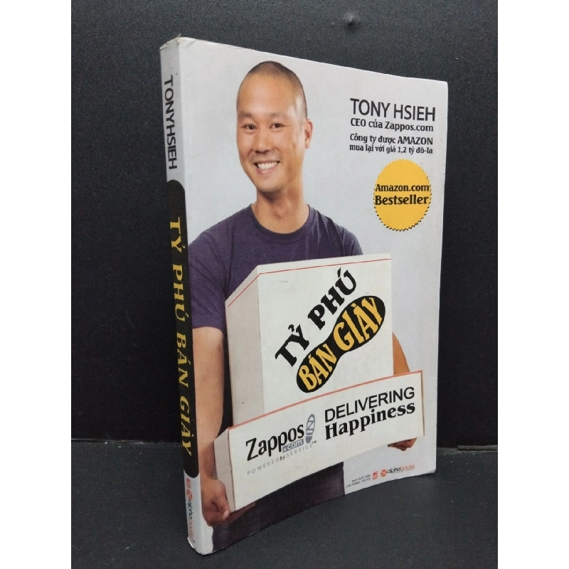 Tỷ phú bán giày Tony Hsieh mới 80% ố có viết trang cuối 2012 HCM.ASB0609 916713