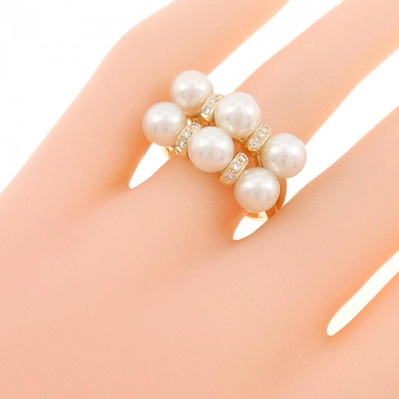 Nhẫn ngọc trai Akoya K18YG - Hàng hiệu Authentic 850913