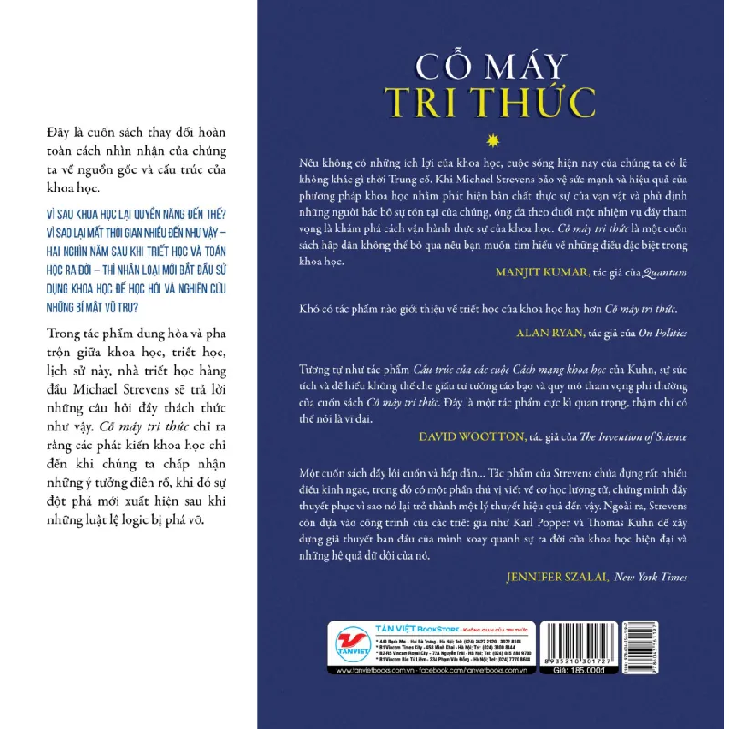 Cỗ Máy Tri Thức - Tính Phi Lý Đã Tạo Nên Khoa Học Hiện Đại Như Thế Nào? - Michael Strevens 287363