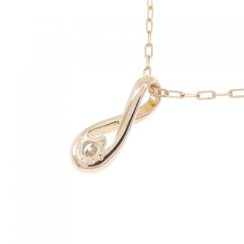 K18PG Dây chuyền kim cương 0.05CT - Hàng hiệu Chính hãng 860554