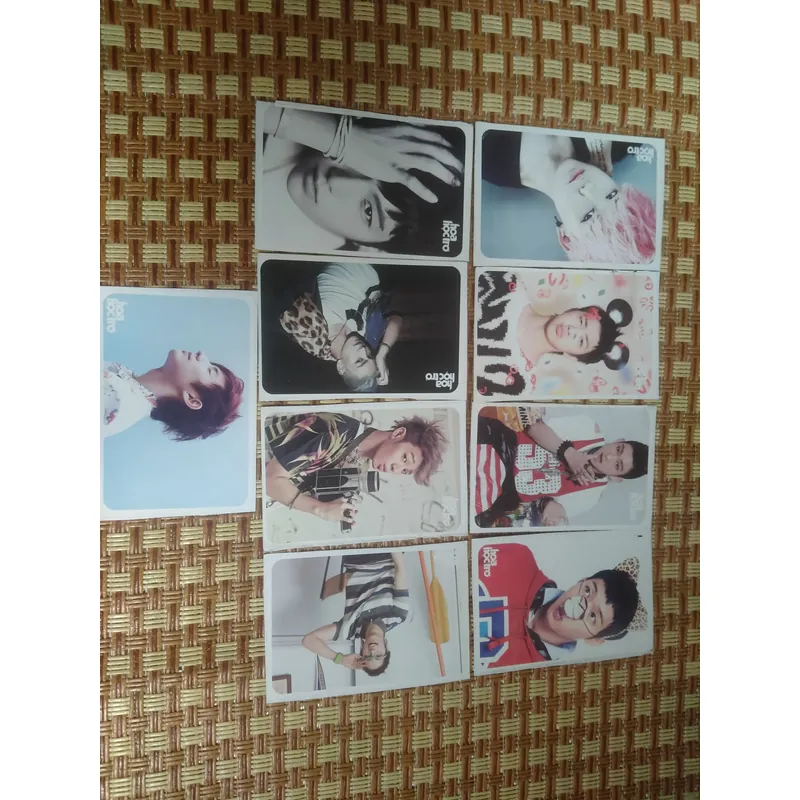 Card idol giấy cứng 9 tấm 18 ảnh  599157