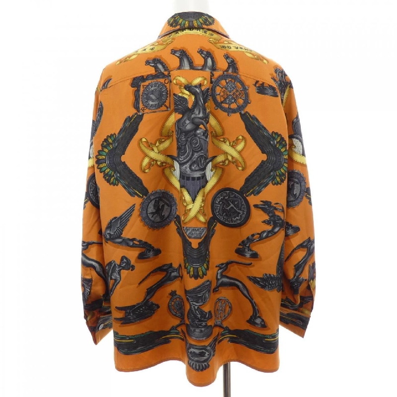 HERMES LES PARURES DU VENT Twill Reine. Áo sơ mi - Hàng hiệu Chính hãng 886846
