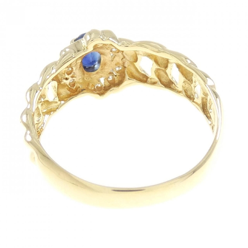 Nhẫn Sapphire K18YG 0.20CT - Hàng hiệu Chính hãng 859726