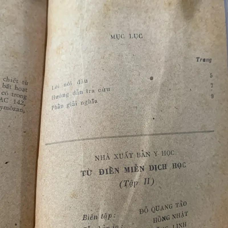Từ điển miễn dịch học, tập 2  622785