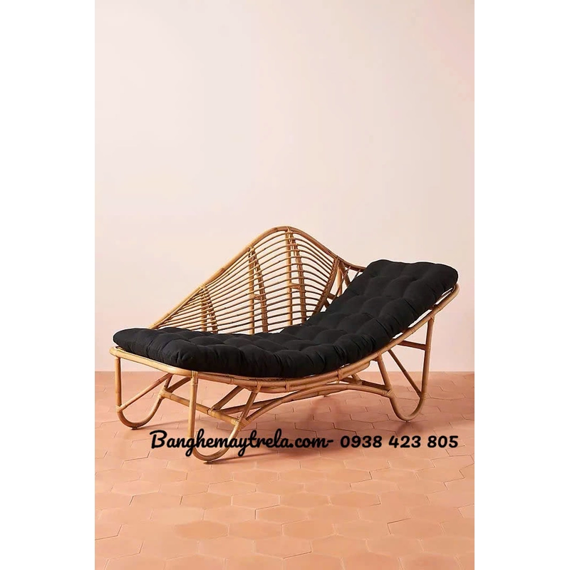 Ghế mây thư giãn dáng dài 462001