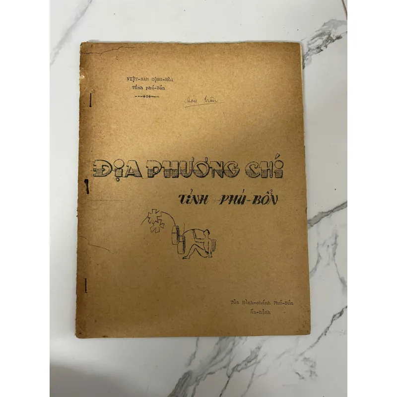 Địa Phương Chí Tỉnh Phú Bổn – Tòa Hành-chánh Phú Bổn ấn hành 928250