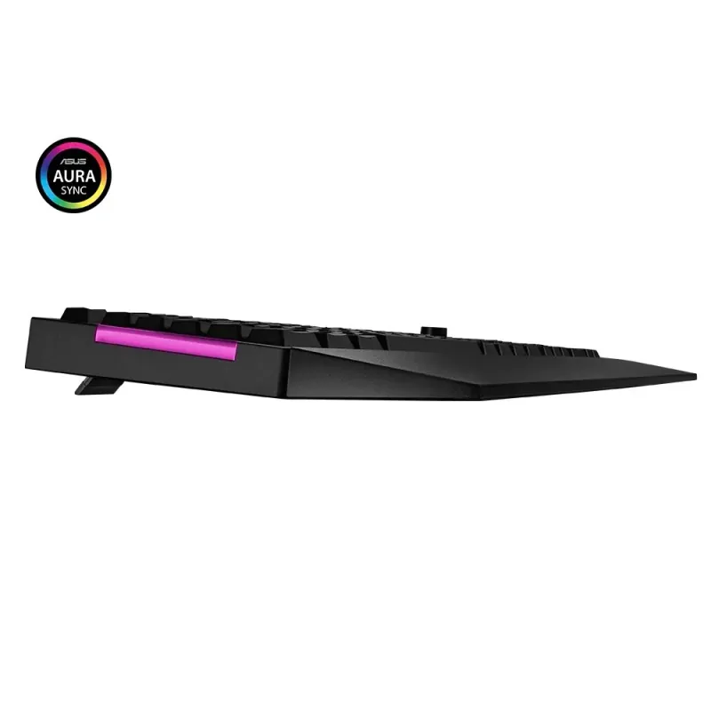 Bàn phím ASUS TUF GAMING  K1 có dây, đệm tay rời, giả cơ Chống thấm nước, núm âm lượng 785340