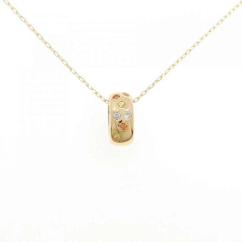 K18YG Sapphire Necklace 0.55CT - Hàng hiệu Authentic 865628