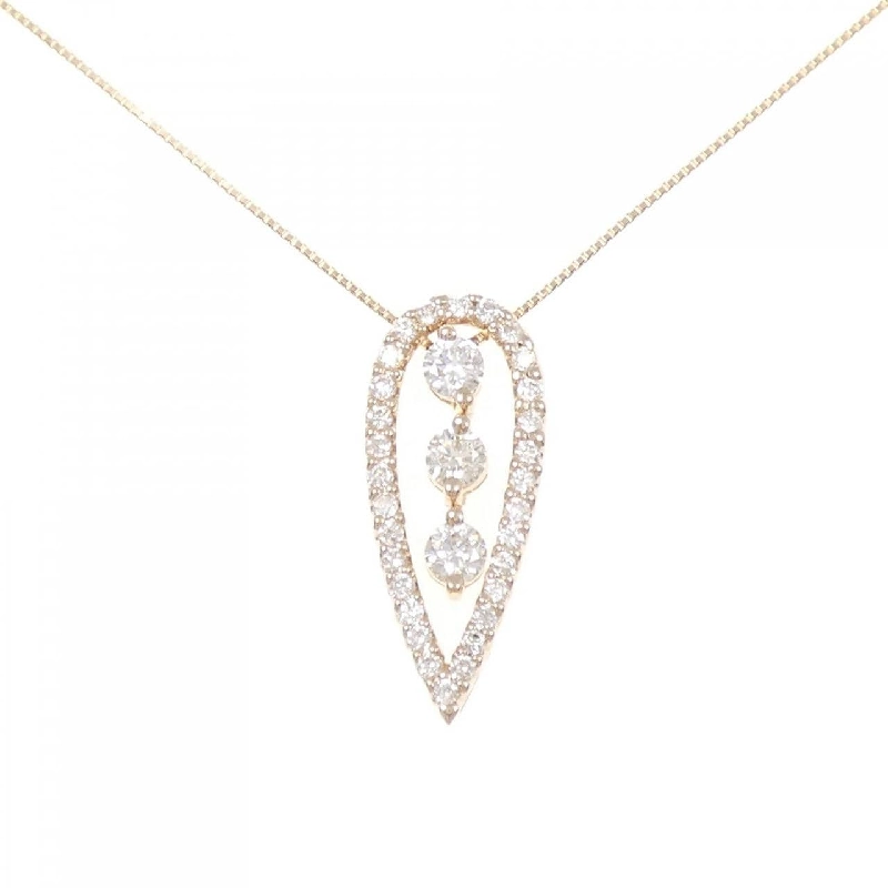 K18PG 2WAY Dây chuyền kim cương 1.00CT - Hàng hiệu Chính hãng 863360