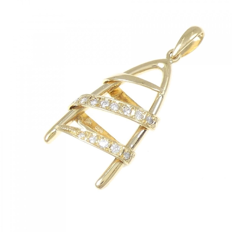 K18YG Dây chuyền kim cương 0.12CT - Hàng hiệu Chính hãng 866379