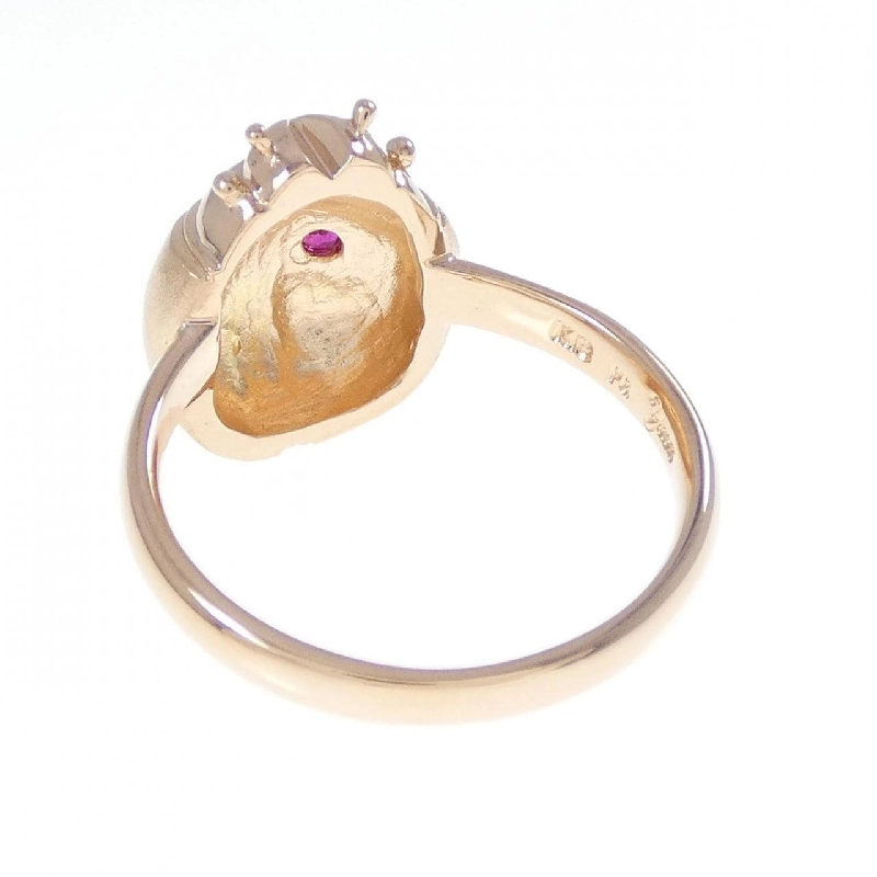 Nhẫn Ruby K18PG Bọ Rùa 0.08CT - Hàng hiệu Chính hãng 848349