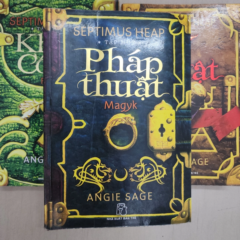 Combo 3 quyển truyện Septimus Heap gồm Pháp thuật, Khinh công và Y thuật 509391