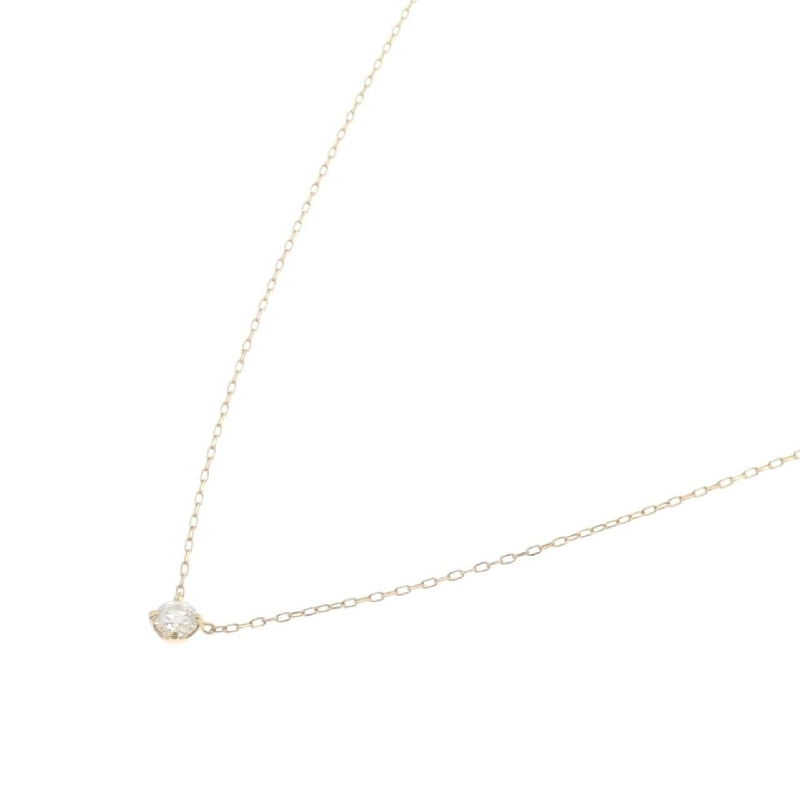 K18YG Dây chuyền kim cương 0.315CT H SI2 3EXT - Hàng hiệu Chính hãng 875456