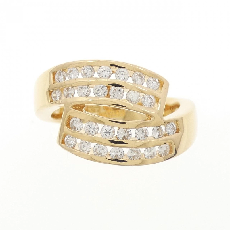 Nhẫn kim cương K18YG - Hàng hiệu Authentic 855048