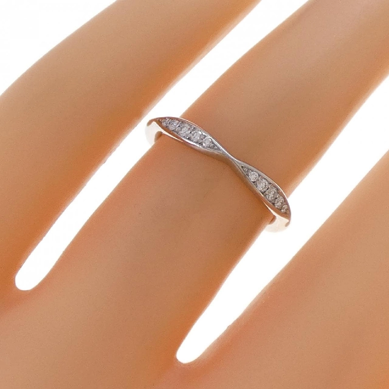 Nhẫn Hàng hiệu Authentic Chanel Camellia Half Eternity 838859