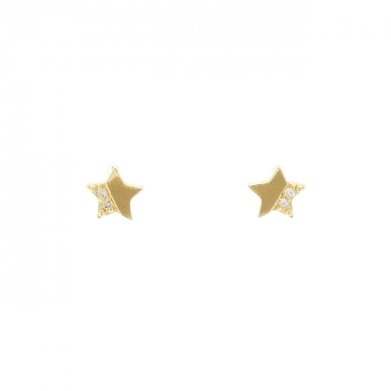 K18YG Bông tai Kim cương 0.02CT - Hàng hiệu Chính hãng 873077