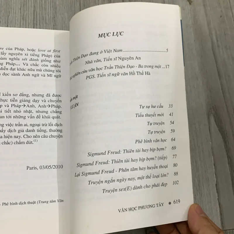 Văn học phương tây lý luận phê bình và dịch thuật - trần thiện đạo. 10b1 1026359