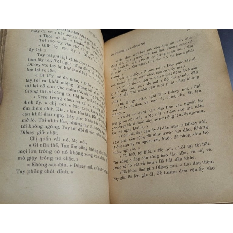 Âm thanh và cuồng nộ - William Faulkner ( bản dịch Tâm Nguyễn ) 452728