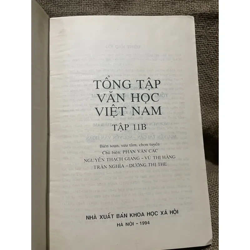 Tổng tập văn học 11- văn chương Hán Nôm  thế kỷ 19  1001654
