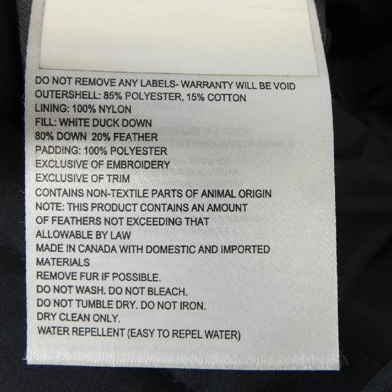 【Mã giảm giá】Áo khoác lông vũ Canada Goose 642101