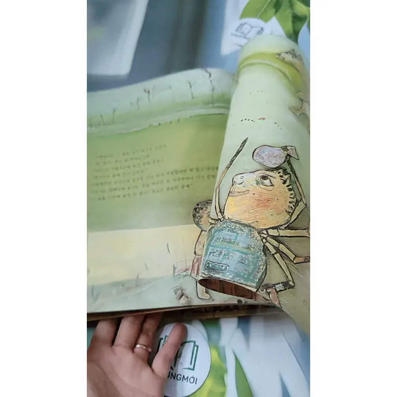 [Tặng nẹp góc] Truyện thiếu nhi Hàn Quốc: Moyamo Anu 56 -  모야모 아누와: 카멜레온에게 혼쭐난 아난시 732060