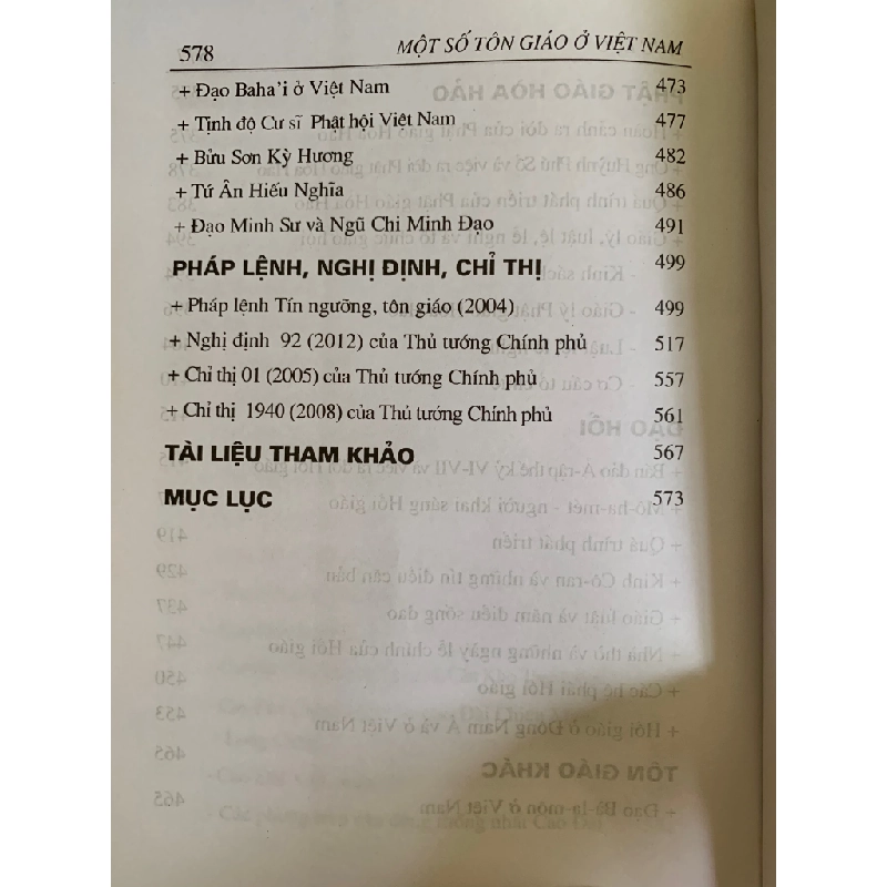 Một Số Tôn Giáo Ở Việt Nam ( tái bản lần 11,sách mới 90%,năm xb2013,nxb Tôn Giáo) Ban tông giáo chính phủ- STB3005- Sách Tôn Giáo Oreka-Blogmeo 155072