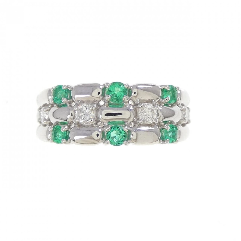 Nhẫn Emerald PT900 0.30CT - Hàng hiệu Chính hãng 848039